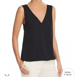 Theory silk tank top size small
